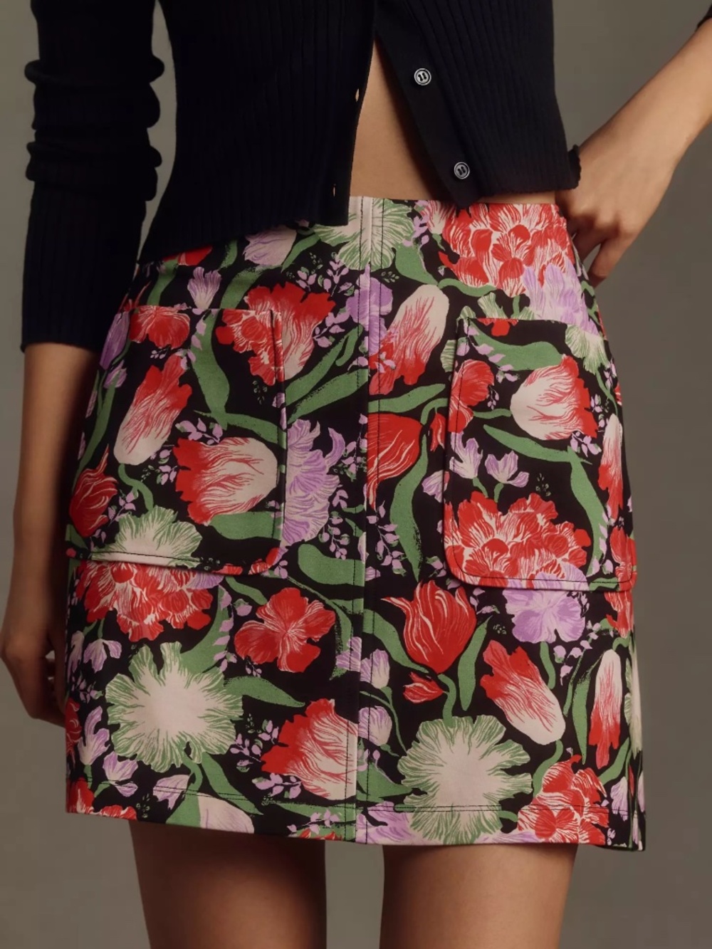 NWOT Maeve Anthropologie The Yukiko Noritake Marisela Mini Skirt MED - Picture 3 of 9